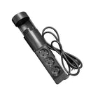 Extensão Eléctrica Vertical  KUIPER | 3 x Schuko | 2 x Usb type-A | 1 x Usb type-C| On/Off |  1.5M