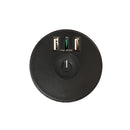 Extensão Eléctrica Vertical  KUIPER | 3 x Schuko | 2 x Usb type-A | 1 x Usb type-C| On/Off |  1.5M