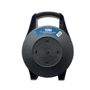 Cabo De Rolo De Extensão Eléctrica Kuiper  | 4 x Schuko | Protecção Sobrecarga | 10M