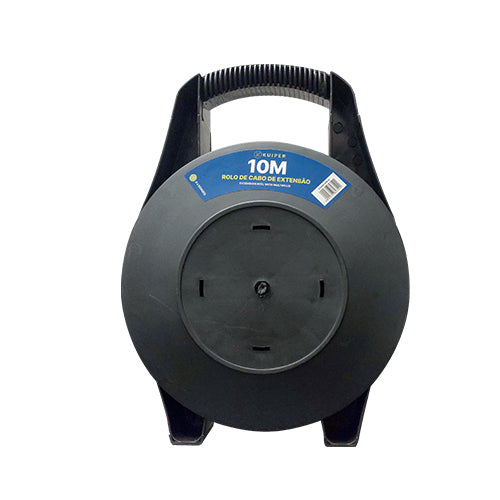 Cabo De Rolo De Extensão Eléctrica Kuiper  | 4 x Schuko | Protecção Sobrecarga | 10M