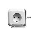 Cubo Branco De Tomadas C/ Extensão Kuiper | 4 x Schuko | 1 x Usb type-A | 1 x Usb type-C |  1.5M