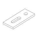 K2 SYSTEMS | ADAPTER PLATE M10 ALUMINIUM 40X90