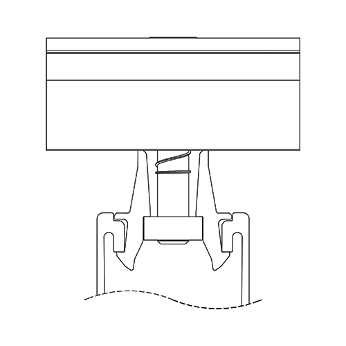 K2 SYSTEMS | Universal Middle Clamp OneMid 30-42 mm