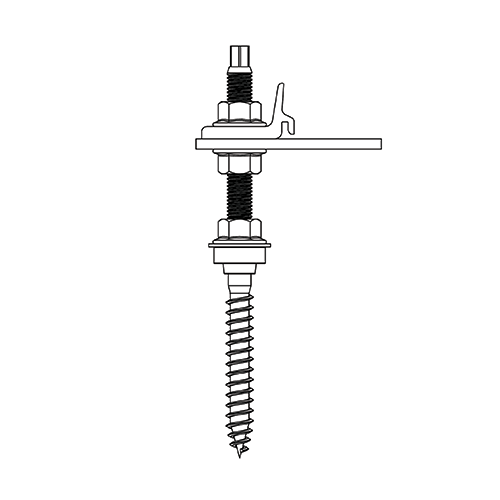 K2 SYSTEMS | SINGLERAIL CLIMBER HANGERBOLT M12X