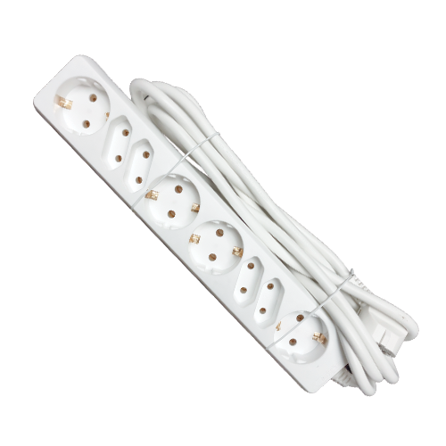 Extensão Eléctrica KUIPER | 4 x Schuko, 4 x Euro | 3M